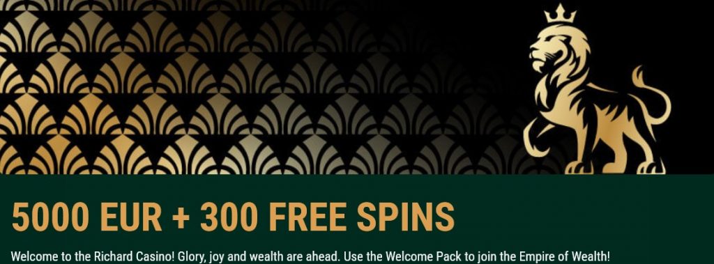 Richard Casino Welcome Bonus Pack